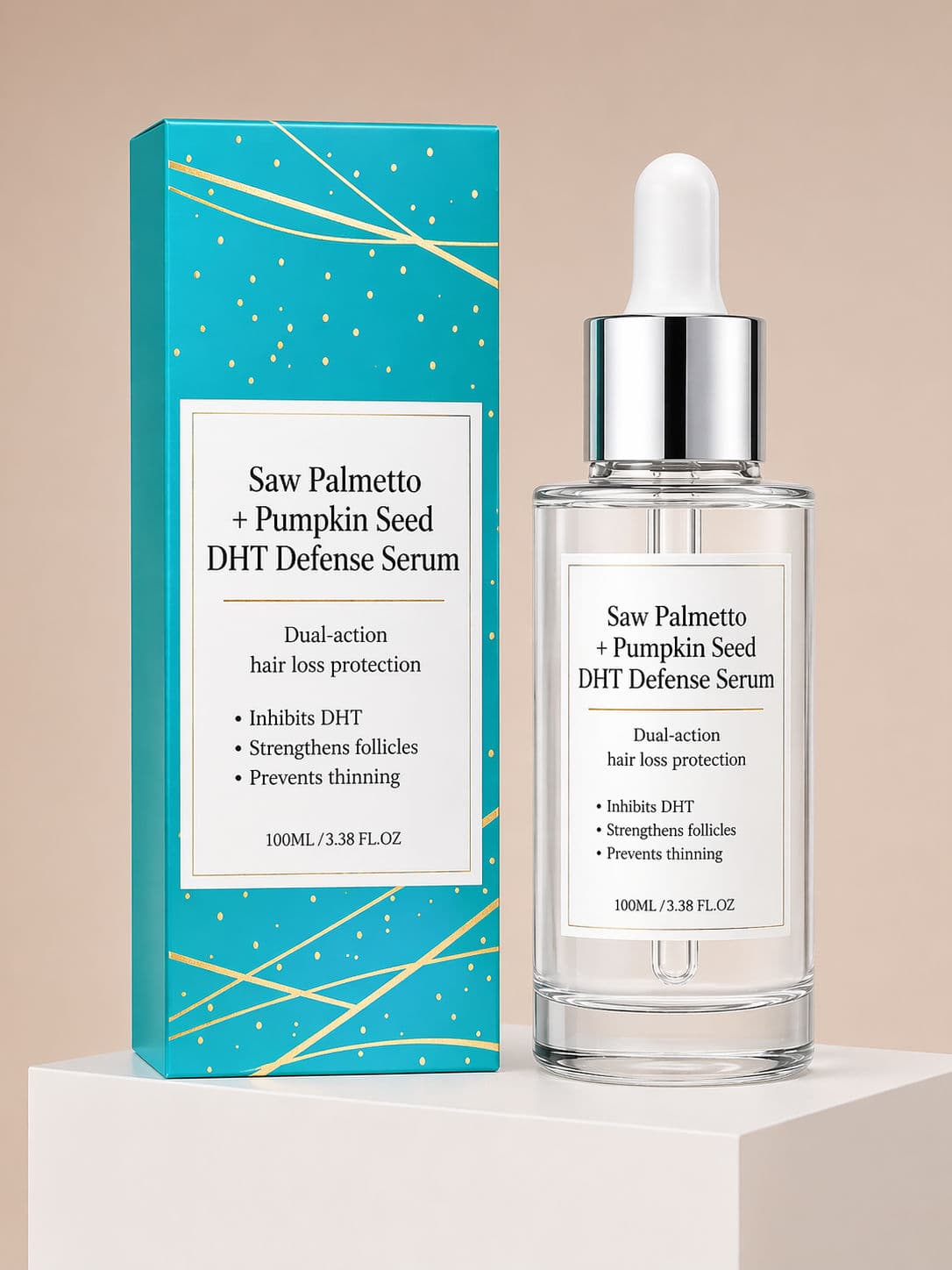 Saw Palmetto + Pumpkin Seed DHT Defense Serum