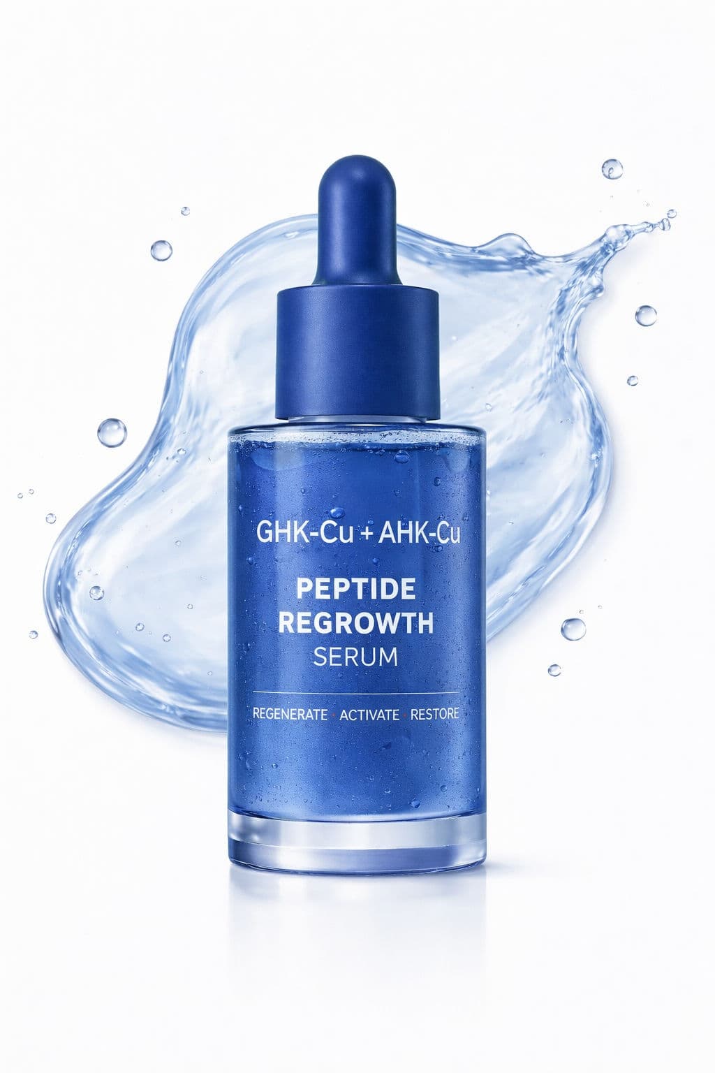 GHK-Cu + AHK-Cu Peptide Regrowth Serum