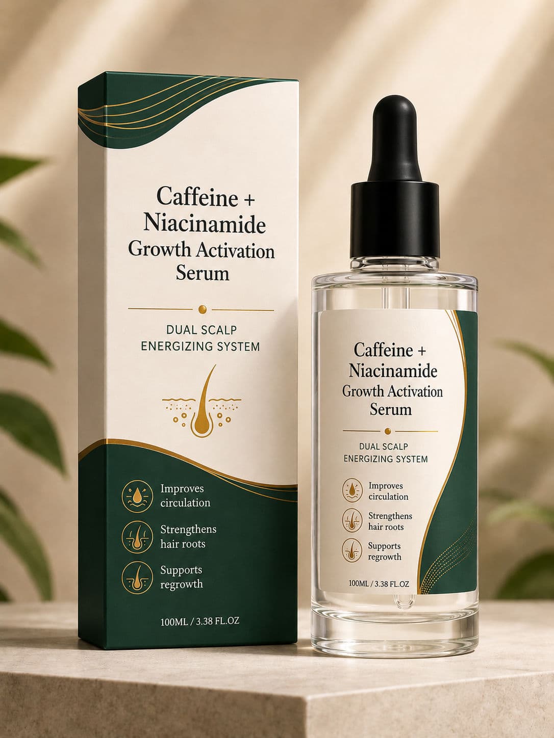 Caffeine + Niacinamide Growth Activation Serum