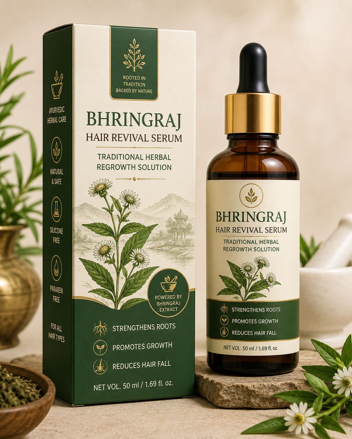 Bhringraj Hair Revival Serum