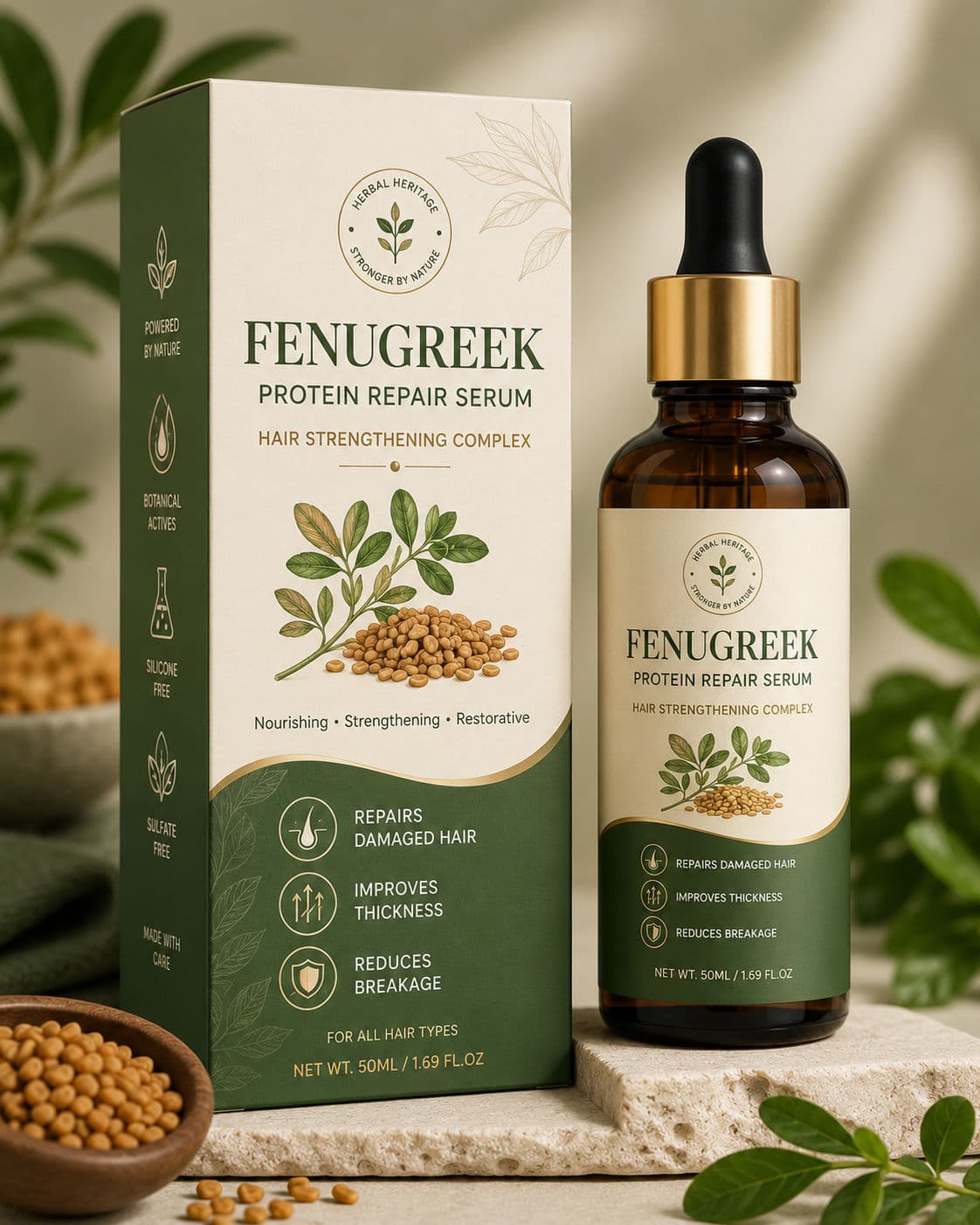 Fenugreek Protein Repair Serum