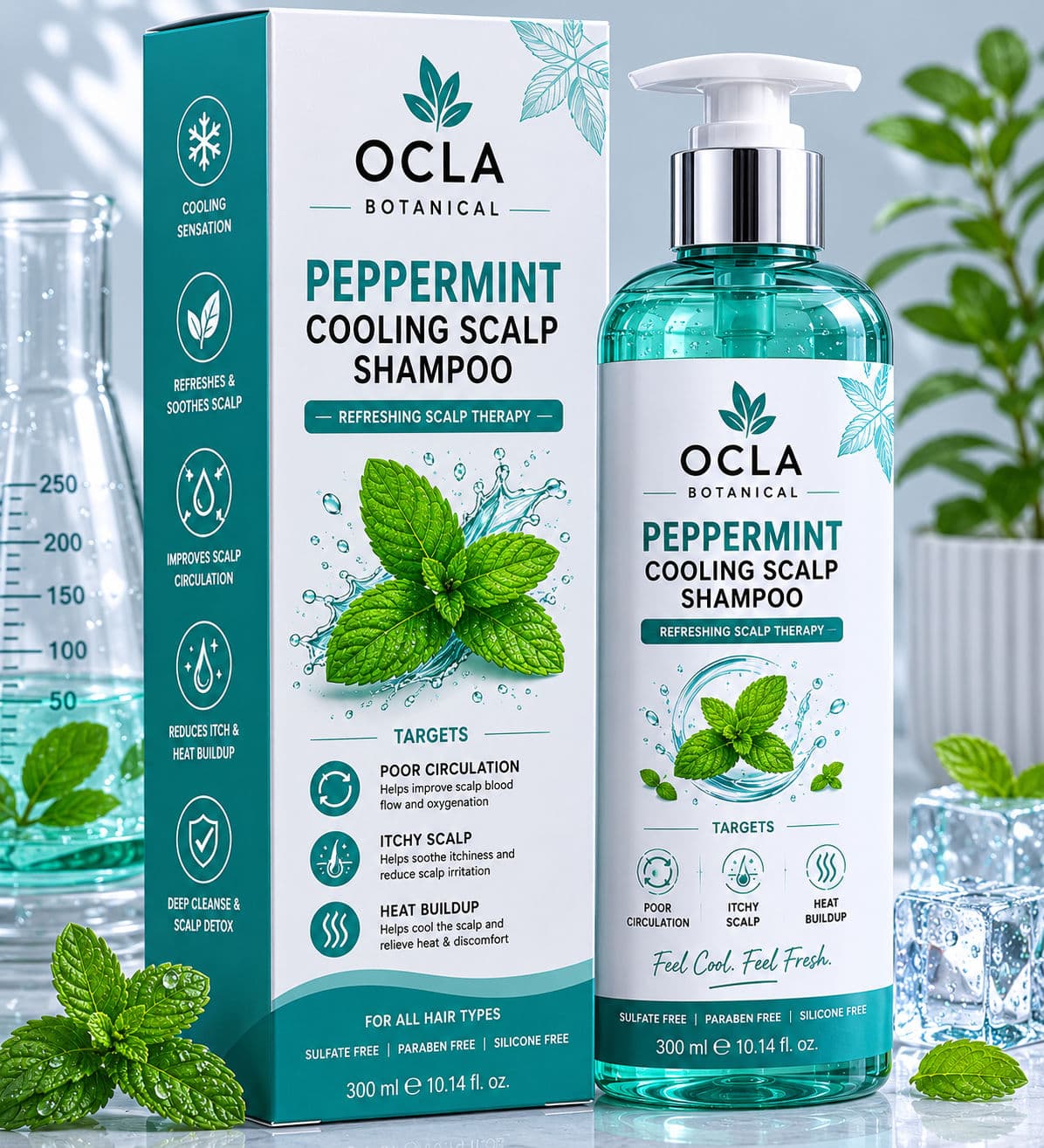 Peppermint Cooling Scalp Shampoo