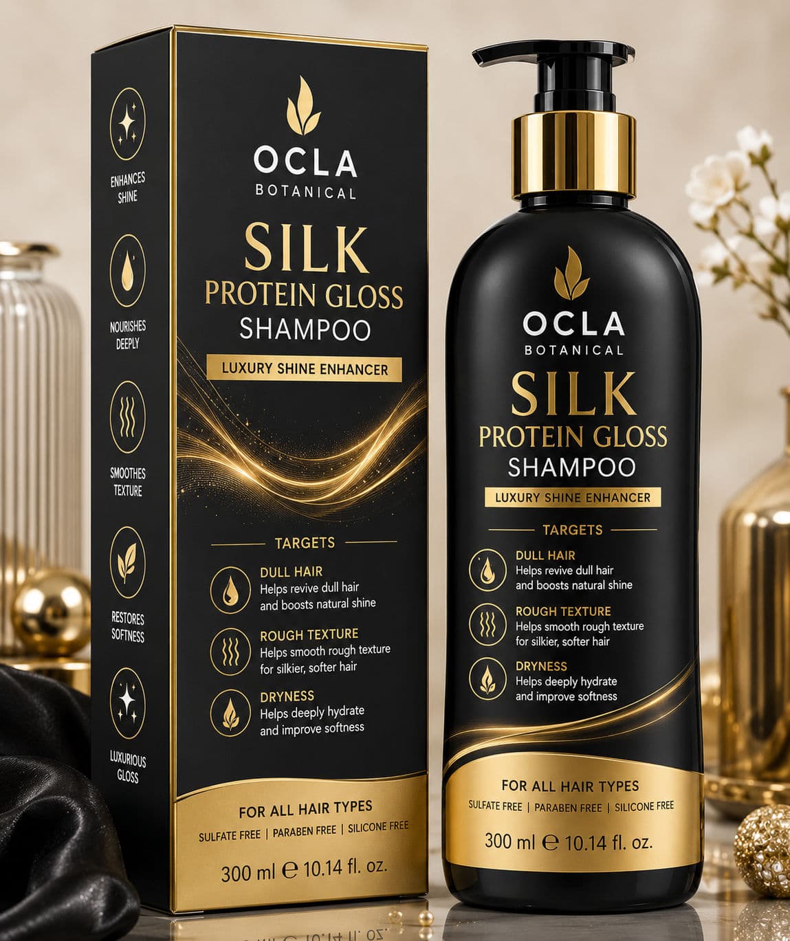 Silk Protein Gloss Shampoo